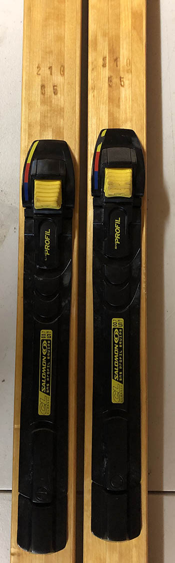 Wooden Cross Country Skis
